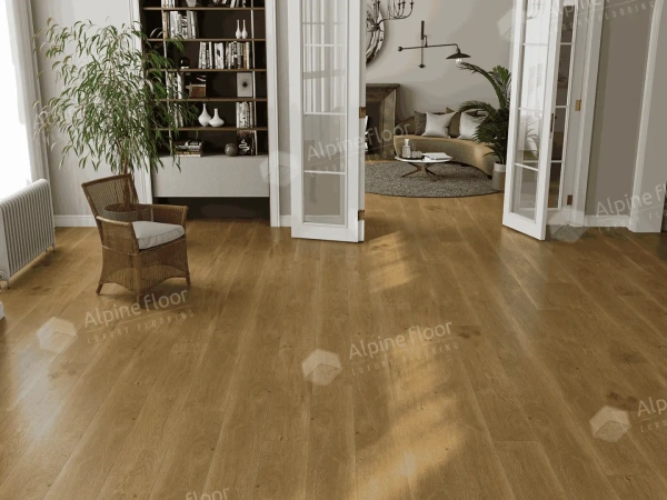 Инженерная кварц-виниловая плитка Alpine floor Премиум 12 (PREMIUM 12) Дуб Эталон ECO 24-3